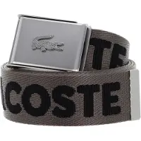 Lacoste Belte - Jaquard Webbing - Morel Noir - - 100 cm - Belte