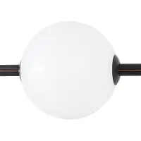 LUCANDE LED-hengelampe Tanira, svart/hvit, 140 cm, trinnvis dimbar