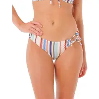 Rip Curl Oceanic Stripe Cheeky Hipster Bikini Bunn