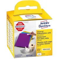 Avery-Zweckform Zweckform - Papir - fjernbart adhesiv - hvit - 32 x 57 mm 500 etikett(er) (1 rull(er) x 500) rektangulære etiketter