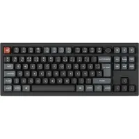Keychron V3 Ultra 80% 8K Wireless Tri-Mode - POM Red - Gamingtastatur - Uten numpad - Nordisk - Svart
