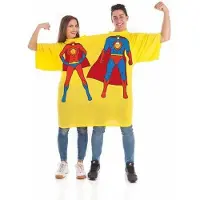 Creaciones Llopis Dobbel Superhelter T-skjorte Birras Kostyme
