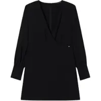 Armani Exchange for woman. XW002205AF16125UC001 Dress Regular V black (XS), Casual, Polyester, Long sleeve