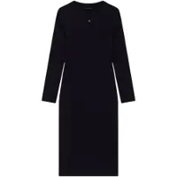 Armani Exchange for woman. XW001834AF18852UC001 Black fitted dress (S), Casual, Polyester, Long sleeve