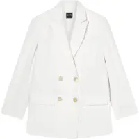Armani Exchange for woman. XW001948AF21555U1003 Blazer Double white (XS), Casual, Classic, Polyester, Long sleeve