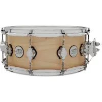 DW Drum Workshop DW Design Series 14" x 6" Snare Drum Natural Satin