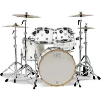 DW Drums DW Design Series 22 4-dels Skjellpakke Hvit Glans