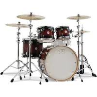 DW Drum Workshop DW Design Series 22 4pc Shell Pack Tobacco Burst