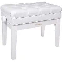 Roland RPB-500PW Pianobenk Polert Hvit