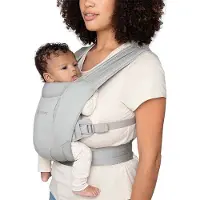 Ergobaby Bæresele - Embrace - Soft &amp; Snug Knit - Grå - - OneSize - Bæreseler