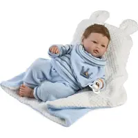 MuÑecas Guca Iñaki Baby Reborn Med Naturlig Hår