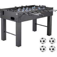 Vevor Fotballbord, 137 cm standard størrelse, innendørs fotballbord i full størrelse for hjem, familie og spillrom, slitesterkt fotballsett, inkluderer 4 baller, poengholder og 2 koppholdere