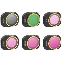 Sunnylife 6 Linsefiltre Mcuvcplnd8/16/32/64 For Dji Mini 4 Pro
