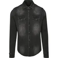 Brandit Riley Denim Skjorte Med Lange Ermer