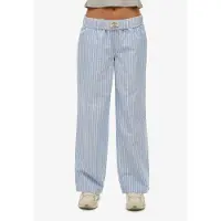 Superdry for woman. W7011273A Cotton Stripe Elastic trousers blue (XS), Casual