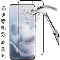 Mtp Products Motorola Edge 70 Fusion/70 Fusion+ Full Cover Beskyttelsesglass - 9H - svart kant