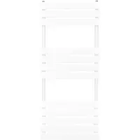 MonsterShop Flatpanel håndkletørker – 1200 mm x 450 mm – hvit