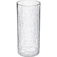Atmosphera Glassvase, frostet glasseffekt, 30 cm,