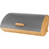 Dajar Brødbrett i bambus med metalllokk 36x24,5x16 cm Ambition 68936