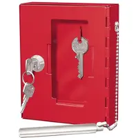 Wedo - Emergency key cabinet - stål - rød