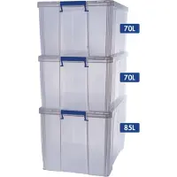 Fellowes ProStore, Lager boks, Gjennomsiktig, Rektangulær, Polypropylen (PP), Monokromatisk, Gjennomsiktig