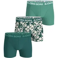 Björn Borg Bjørn Borg Bokser 3 Pakke Grønn Størrelse