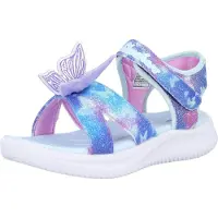 SKECHERS Sandaler m. Lys - Sløyfe Britisk - Blue/Multi - - 30 - Sandals