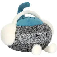 Jellycat Kosedyr - 24x22 cm - Underholdningsleker Sports Curling - - OneSize - Kosedyr