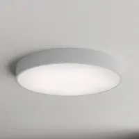TEMAR LIGHTING Taklampe Cleo 600, grå, sensor, IP20, Ø 60 cm, metall