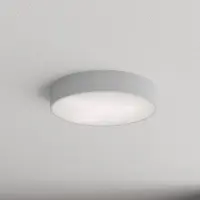 TEMAR LIGHTING Taklampe Cleo 400, grå, sensor, IP20, Ø 40 cm, metall