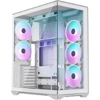 Modecom Volcano Space Xl Argb Full Tower 5f White Pc-tårnkasse