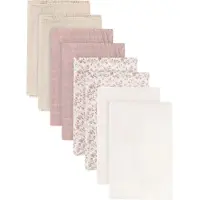 Pippi Stoffklutene - Noos - 8-pack - 65x65 - Muslin - Violet Ice - - OneSize - Gulpeklut