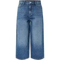 Pieces Pckate Mw Culotte Jeans Med Vid Passform