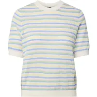 Pieces Pcdiana Stripe Strikket Kortermet Topp