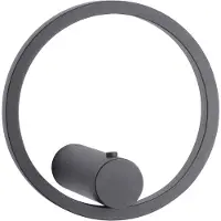 JUST LIGHT . LED-batteridrevet vegglampe Archie, svart, 3000 K