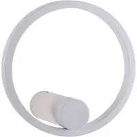 JUST LIGHT . LED-batteridrevet vegglampe Archie, hvit, 3000 K