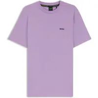 BOSS for man. 50506373 Lilac Detail T-shirt (L), Casual, Purple, Cotton, Short sleeve