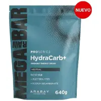 Megarawbar Hydracarb+ Proseries Neutral Energidrikkpulver 640g