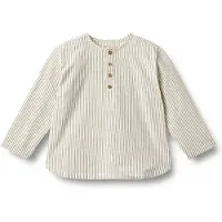 Wheat Skjorte Bjørk Dark Blue Stripe (122 / 7 år)