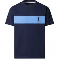 Hackett for man. HM5000094 Heritage T-shirt Navy Panel (M), Casual, Cotton, Short sleeve