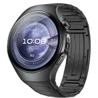 INF Klokkereim i titan, kompatibel med Huawei Watch 5 Black 46 mm