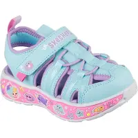 SKECHERS Sandaler - Play Scene Splash Søt - Turkis/Lavender - - 25 - Sandals