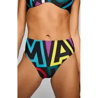 Puma Swim Printed Briefs Women, Sport, Pink/Red, M