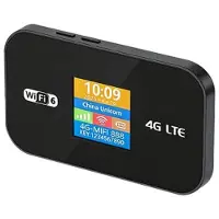 Mtp Products MF967P-E 4G LTE bærbar WiFi 6-ruter / mobilt hotspot 300 Mbps