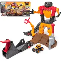 Spin Master Monster Jam Launcher Track Smash &amp; Bot Playset