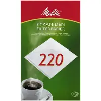 Melitta 200665, Kjegle, Éngangskaffefilter, Papir, Hvit, 6610, 6620, 100 stykker
