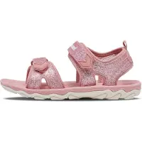 Hummel Sandaler - HMLGlitter Jr - Sølv m. Glitter - - 38 - Sandals