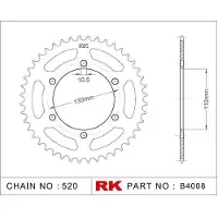 Rk 4008 520 Bakre Tannhjul