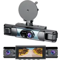 Mtp Products C315 4-kanals WiFi-bilkamera med 360°-dekning - svart