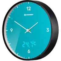 Bresser Mytime Led-veggklokke Med Temperaturvisning